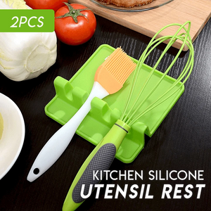 Kitchen Silicone Utensil Rest (Set of 2)