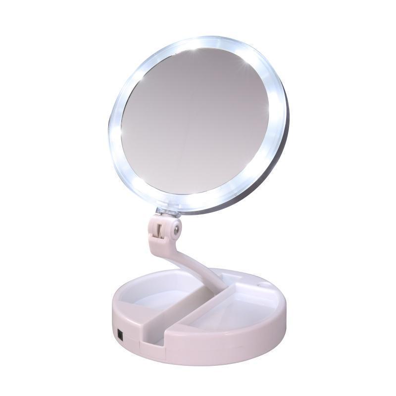 Creative folding beauty mirror to magnify your beauty