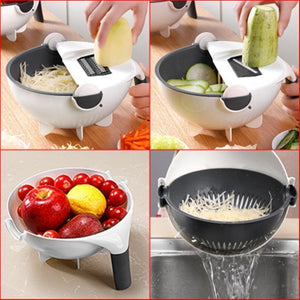 Multi-functional Rotate Kitchen Shredder Grater Slicer