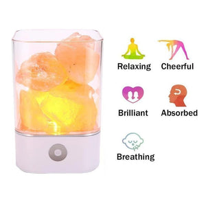 2019 HIMALAYAN CRYSTAL SALT LAMP COLOR DIMMER LED AIR PURIFIER NIGHT LIGHT